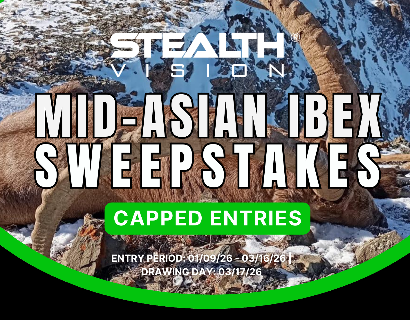 1 Ibex Hunt Sweepstakes Entry